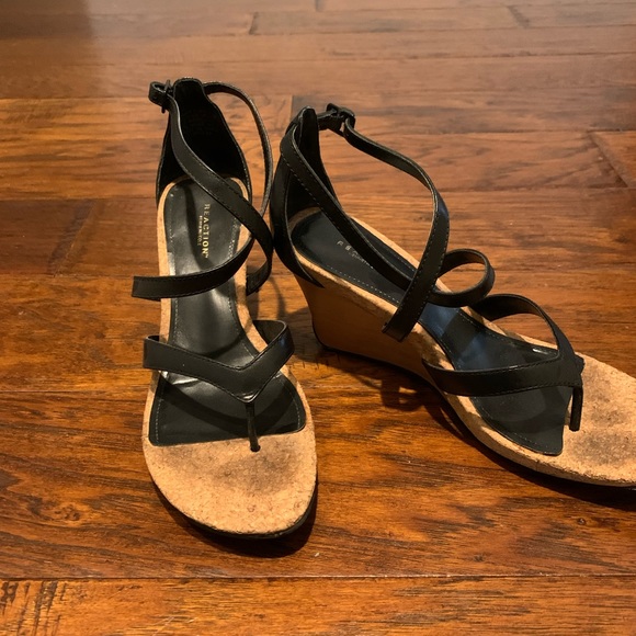 Reaction Strappy wedge sandals | size 7.5 - Picture 3 of 8